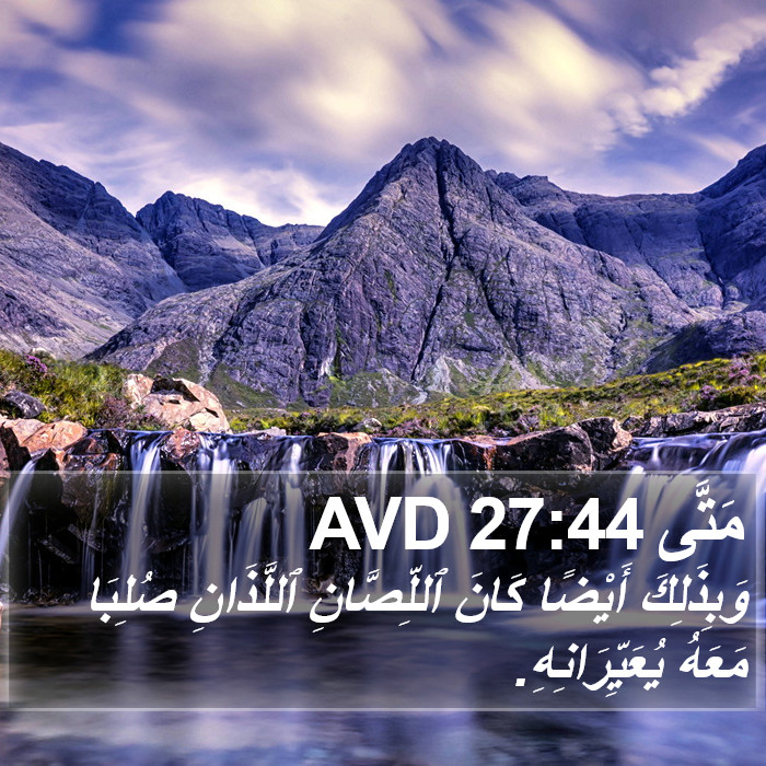 مَتَّى 27:44 AVD Bible Study