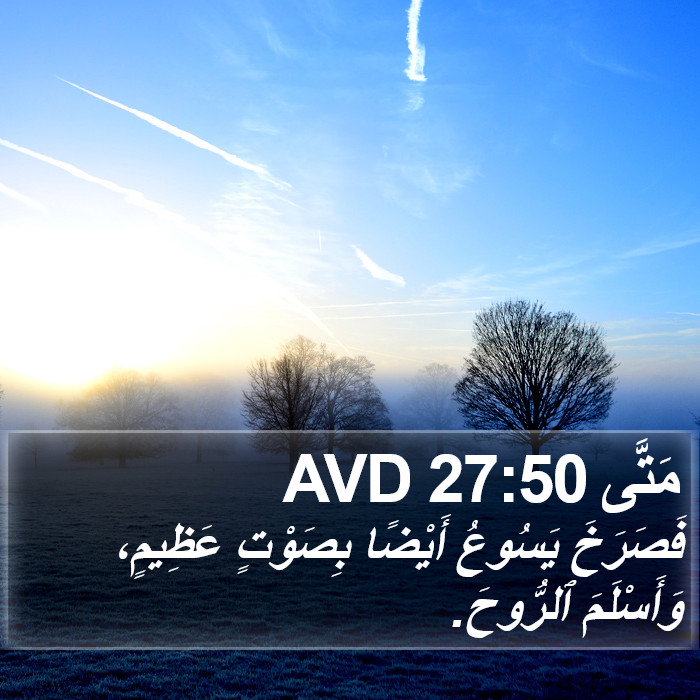 مَتَّى 27:50 AVD Bible Study