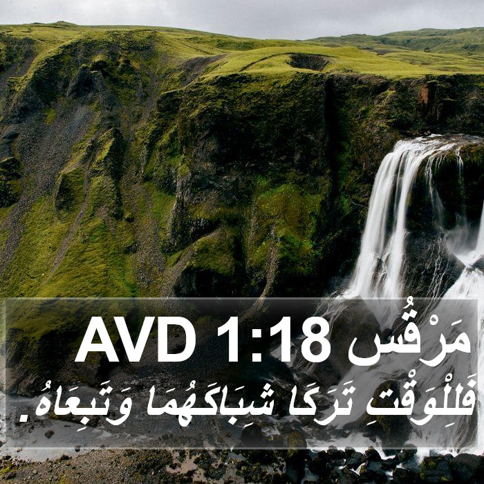 مَرْقُس 1:18 AVD Bible Study