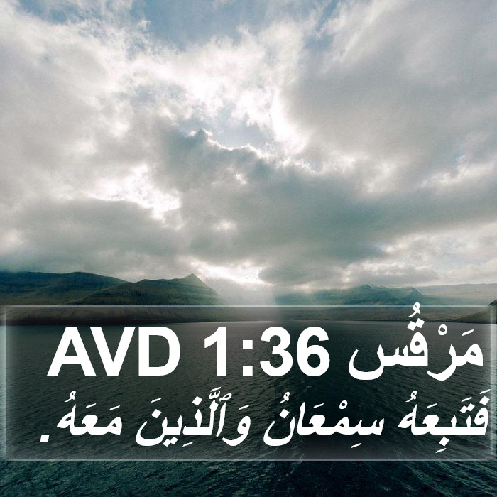 مَرْقُس 1:36 AVD Bible Study