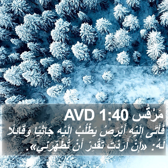 مَرْقُس 1:40 AVD Bible Study