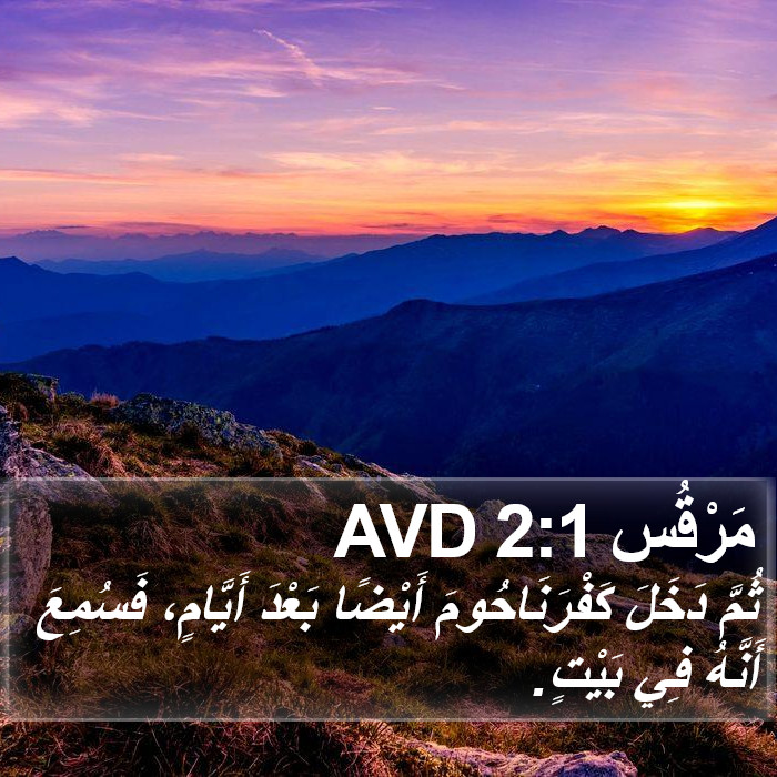 مَرْقُس 2:1 AVD Bible Study