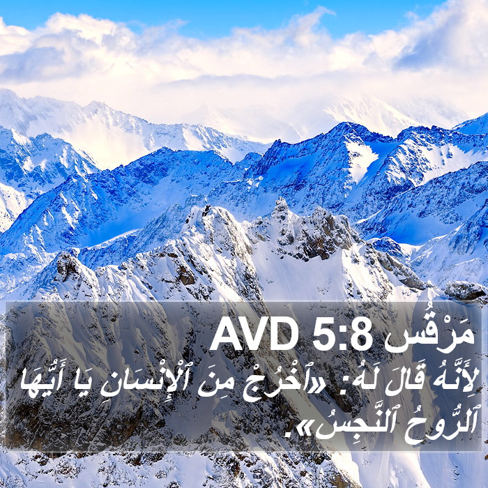 مَرْقُس 5:8 AVD Bible Study