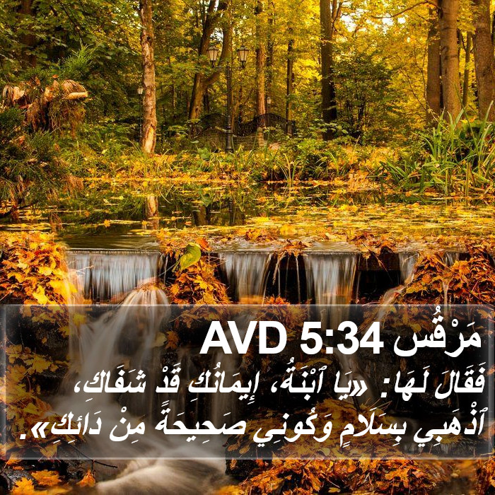 مَرْقُس 5:34 AVD Bible Study