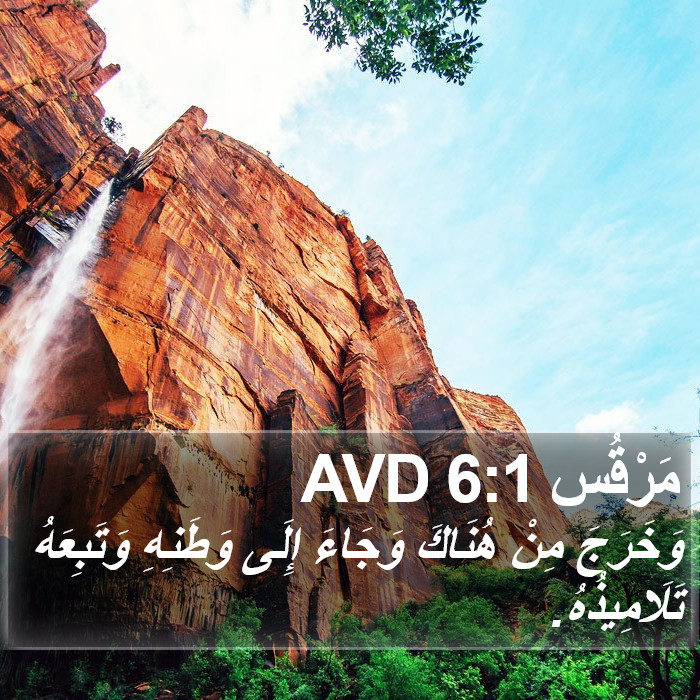 مَرْقُس 6:1 AVD Bible Study