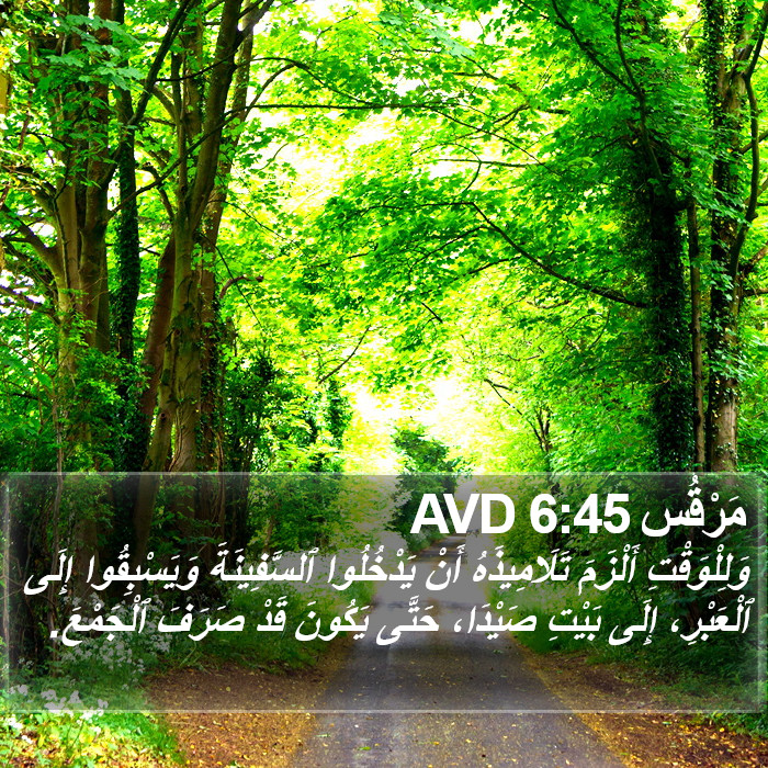 مَرْقُس 6:45 AVD Bible Study