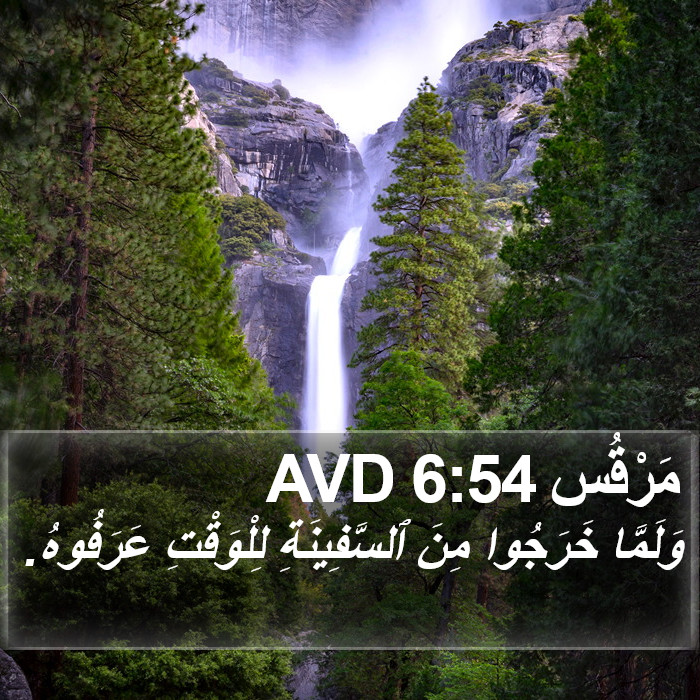 مَرْقُس 6:54 AVD Bible Study