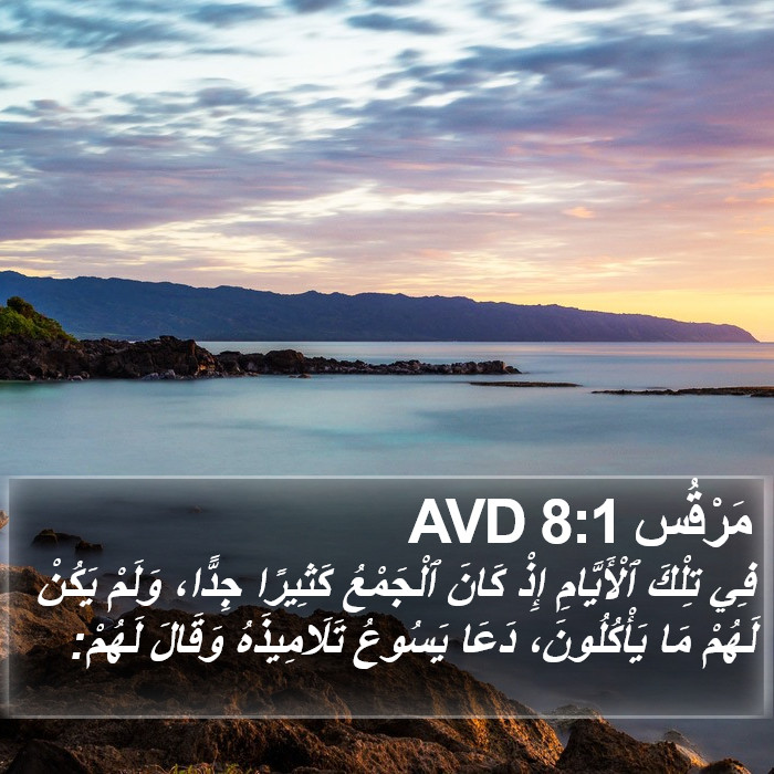 مَرْقُس 8:1 AVD Bible Study