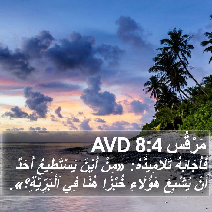 مَرْقُس 8:4 AVD Bible Study