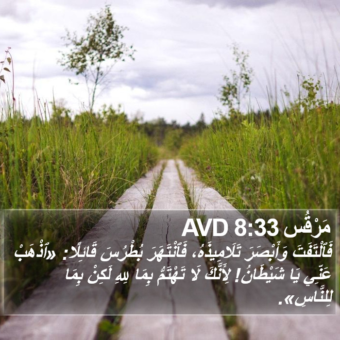 مَرْقُس 8:33 AVD Bible Study