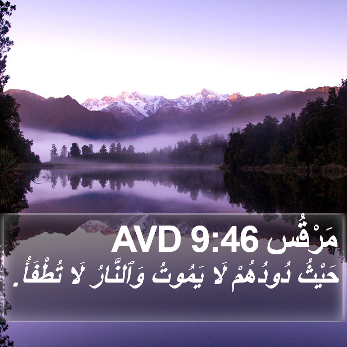مَرْقُس 9:46 AVD Bible Study