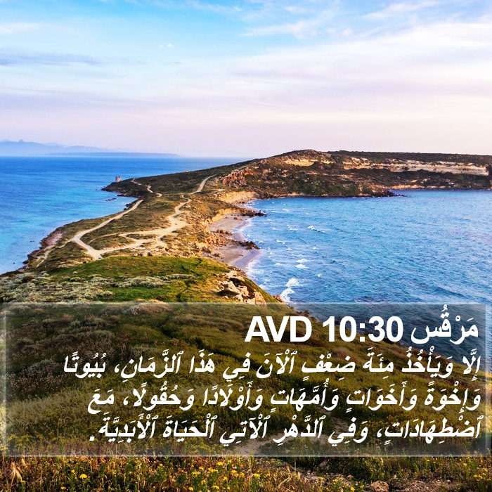 مَرْقُس 10:30 AVD Bible Study