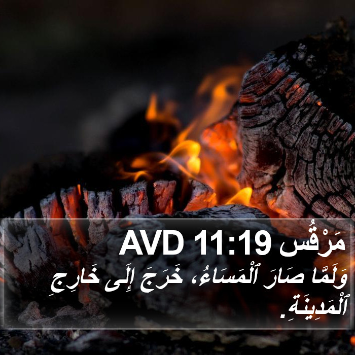 مَرْقُس 11:19 AVD Bible Study