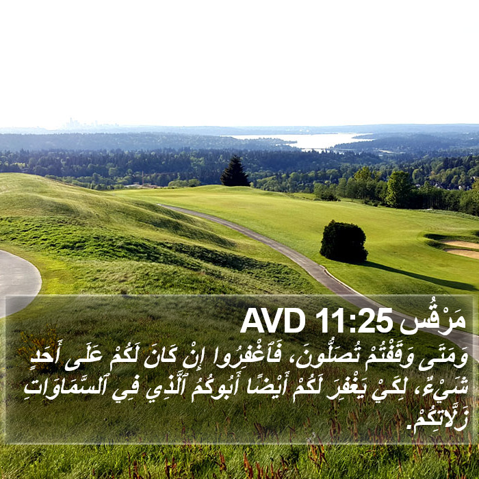 مَرْقُس 11:25 AVD Bible Study