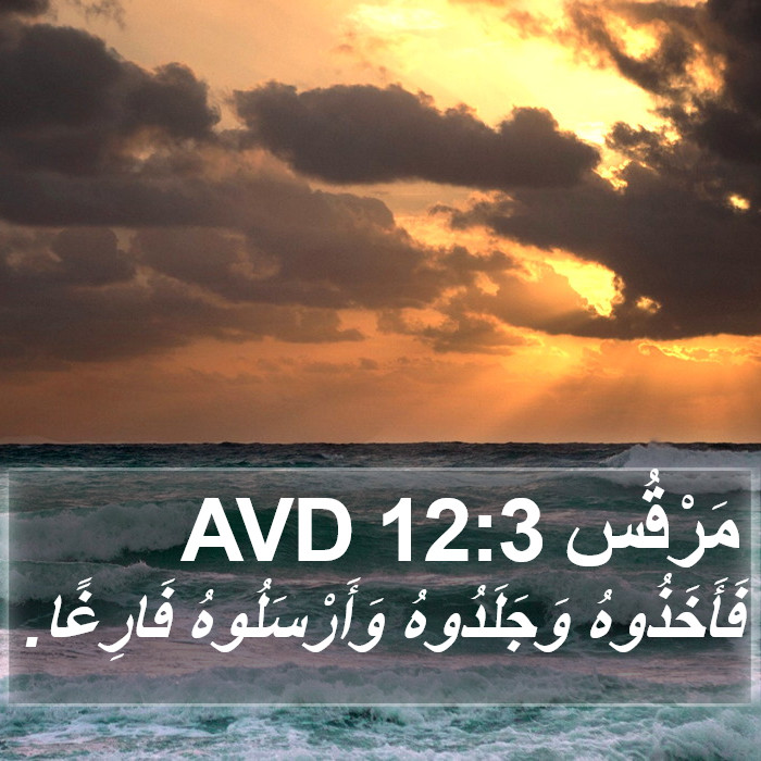 مَرْقُس 12:3 AVD Bible Study