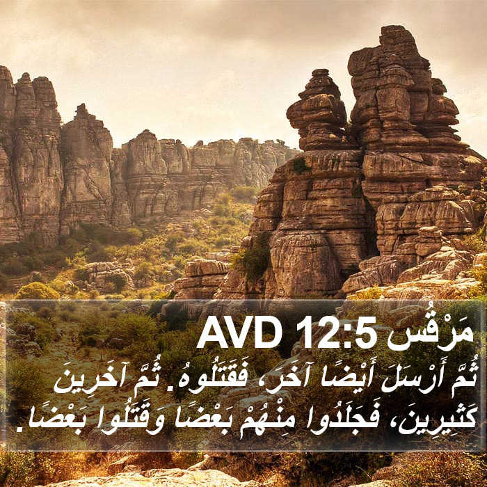 مَرْقُس 12:5 AVD Bible Study