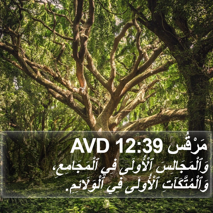 مَرْقُس 12:39 AVD Bible Study