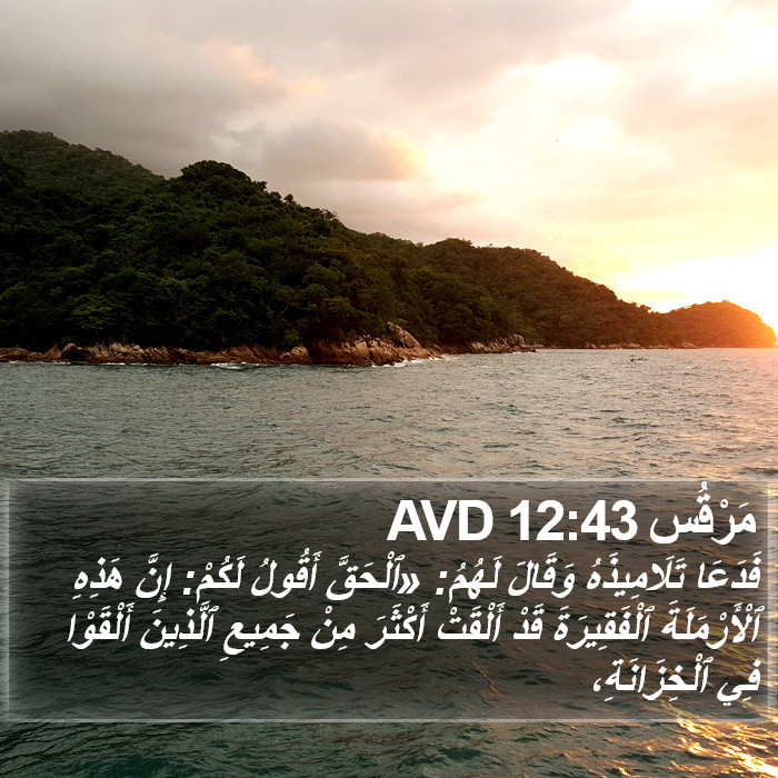 مَرْقُس 12:43 AVD Bible Study