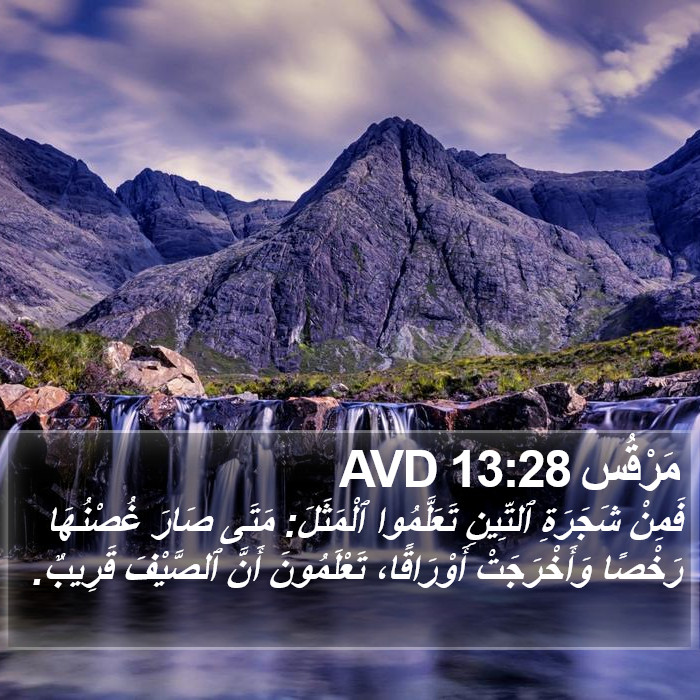 مَرْقُس 13:28 AVD Bible Study