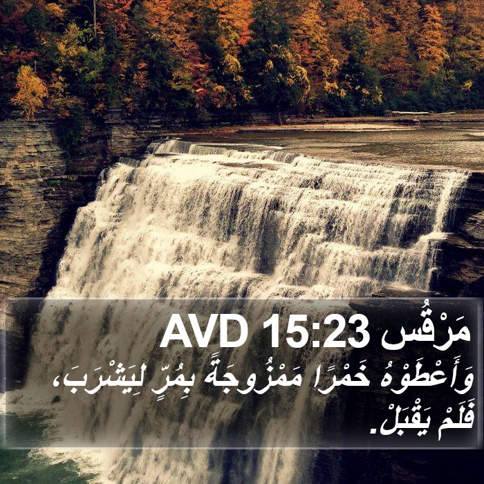 مَرْقُس 15:23 AVD Bible Study