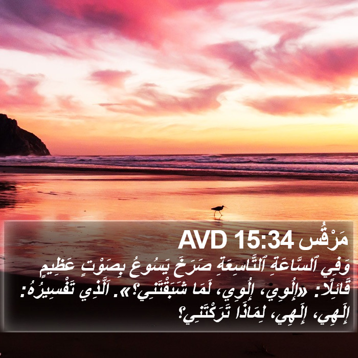 مَرْقُس 15:34 AVD Bible Study