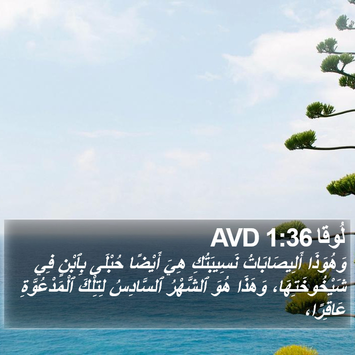 لُوقا 1:36 AVD Bible Study