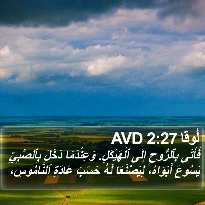 لُوقا 2:27 AVD Bible Study