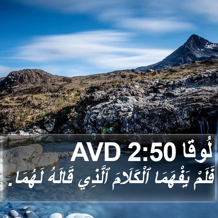 لُوقا 2:50 AVD Bible Study