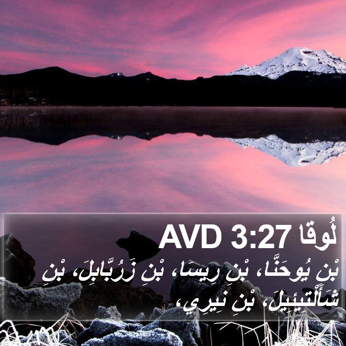 لُوقا 3:27 AVD Bible Study