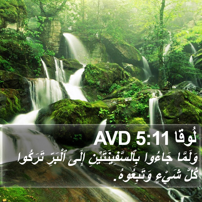 لُوقا 5:11 AVD Bible Study