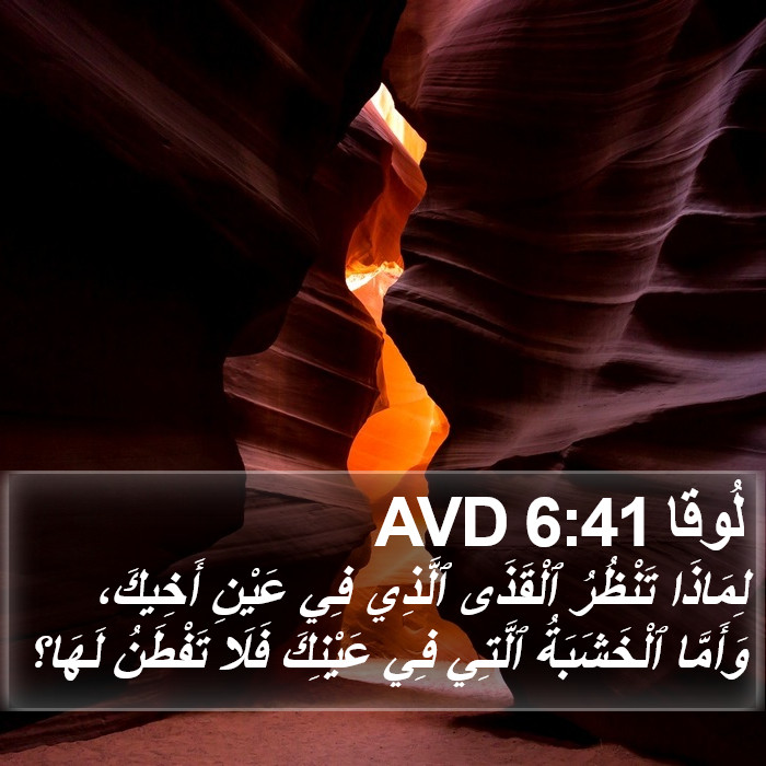 لُوقا 6:41 AVD Bible Study
