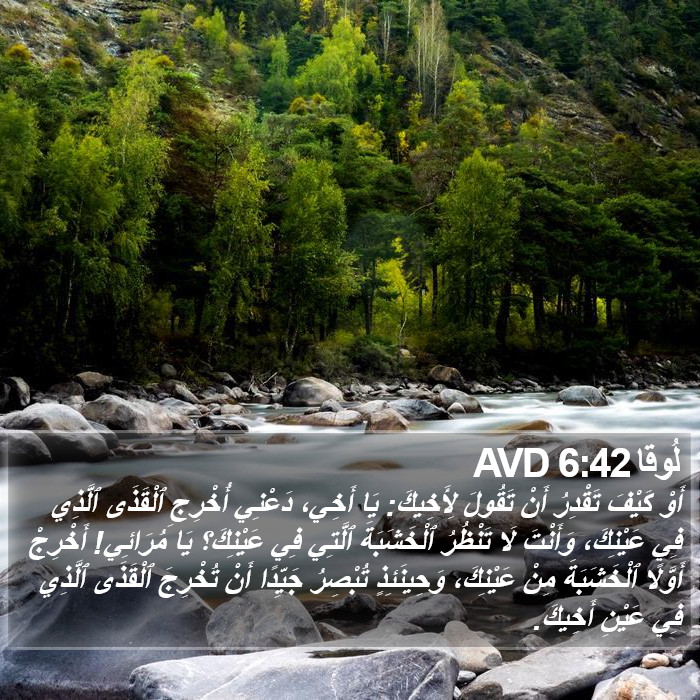 لُوقا 6:42 AVD Bible Study