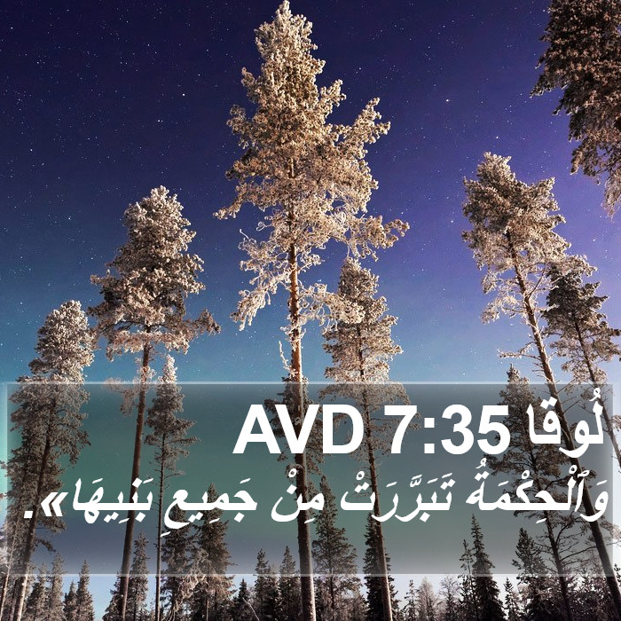 لُوقا 7:35 AVD Bible Study
