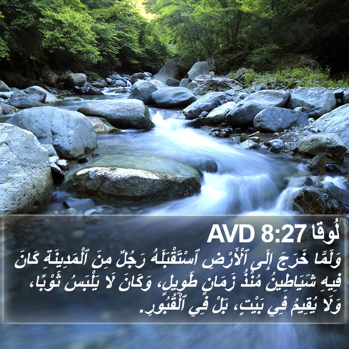 لُوقا 8:27 AVD Bible Study