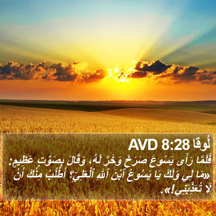لُوقا 8:28 AVD Bible Study