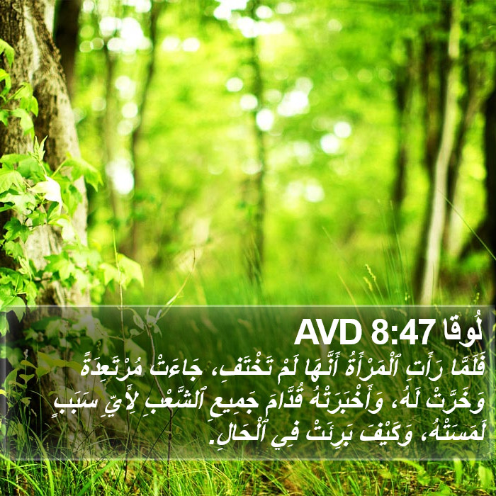 لُوقا 8:47 AVD Bible Study