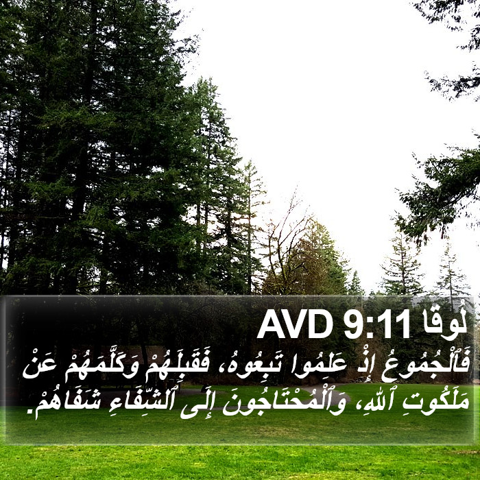 لُوقا 9:11 AVD Bible Study