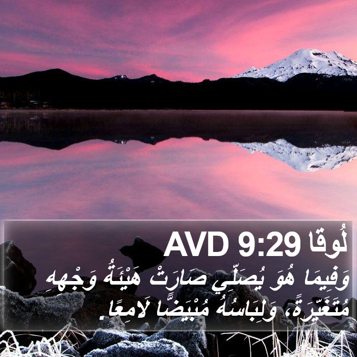 لُوقا 9:29 AVD Bible Study