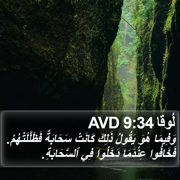 لُوقا 9:34 AVD Bible Study