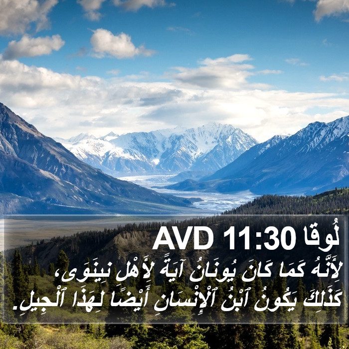 لُوقا 11:30 AVD Bible Study