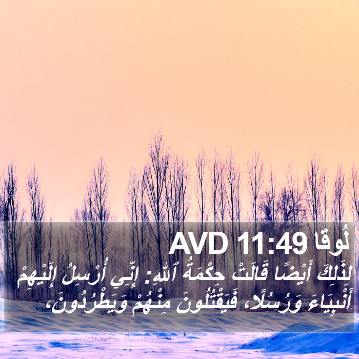 لُوقا 11:49 AVD Bible Study