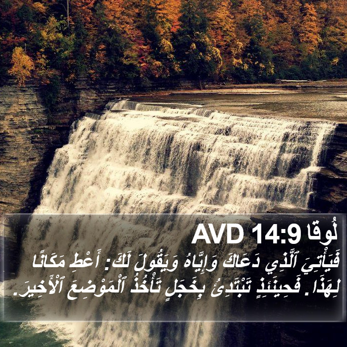 لُوقا 14:9 AVD Bible Study