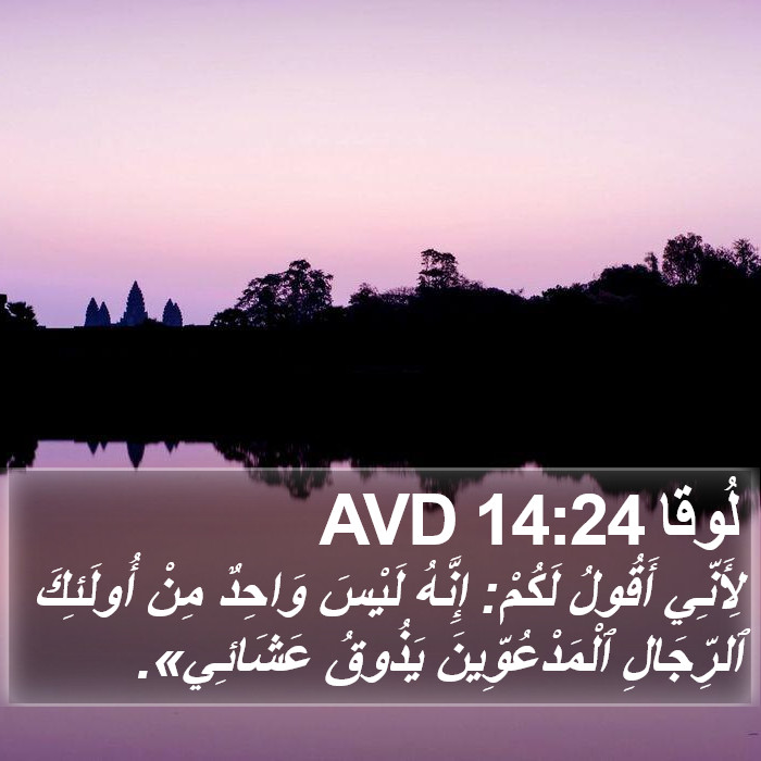 لُوقا 14:24 AVD Bible Study