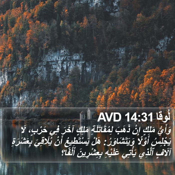 لُوقا 14:31 AVD Bible Study