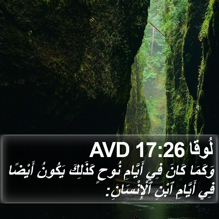 لُوقا 17:26 AVD Bible Study