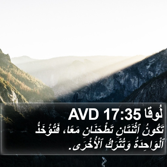 لُوقا 17:35 AVD Bible Study