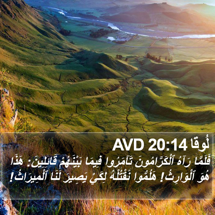 لُوقا 20:14 AVD Bible Study