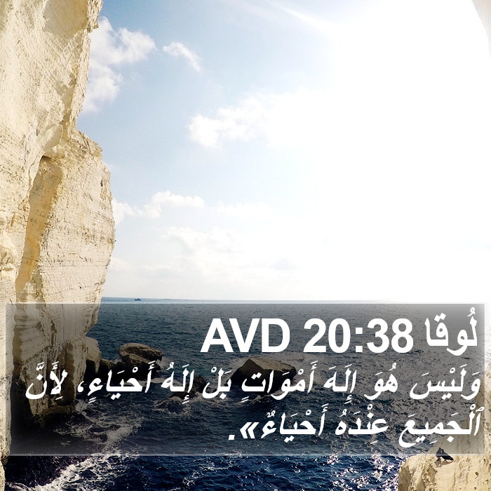 لُوقا 20:38 AVD Bible Study