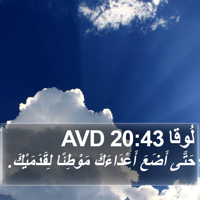 لُوقا 20:43 AVD Bible Study