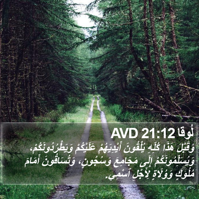 لُوقا 21:12 AVD Bible Study